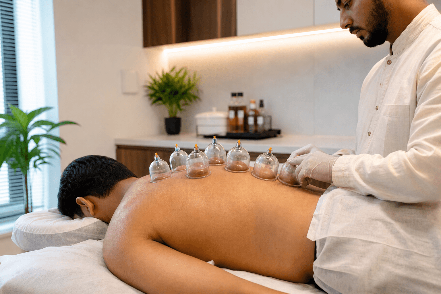 Hijama cupping therapy at DM Care